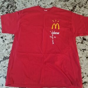 Red Graphic Crew T-Shirt